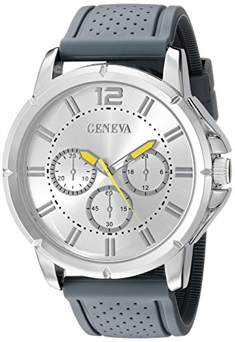 Geneva Men's FMDJM505E Analog Display Japanese Quartz Grey Watch
