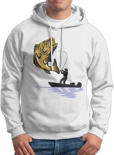 Catch Big Fish Men's Hoodie Sweatshirt Pullover
