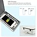 Phone UV Sanitizer Portable UV Light Cell Phone Sterilizer Cleaner Aromatherapy Function Disinfector with USB Charging for Smart Phone Toothbrush Jewelry Watches-White