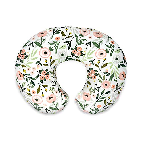 Boppy Original Nursing Support, FKA Boppy Nursing Pillow, Pink Garden, Ergonomic Breastfeeding, Bottle Feeding, and…