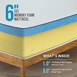 6 Inch Memory Foam Mattress Medium-Firm Mattress
