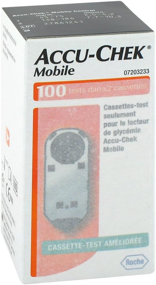 Accu-Chek Mobile Test Cassette Pack of 100 for Strip Free System