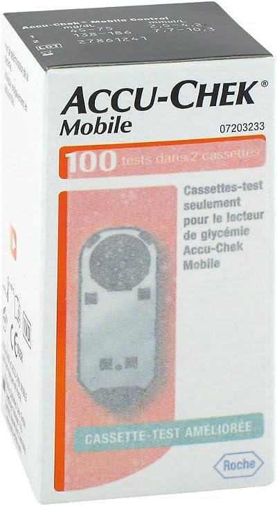 Accu-Chek Mobile Test Cassette Pack of 100 for Strip Free System