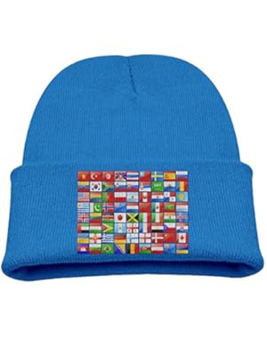 National Flags Kid's Hats Winter Funny Soft Knit Beanie Cap Children Unisex
