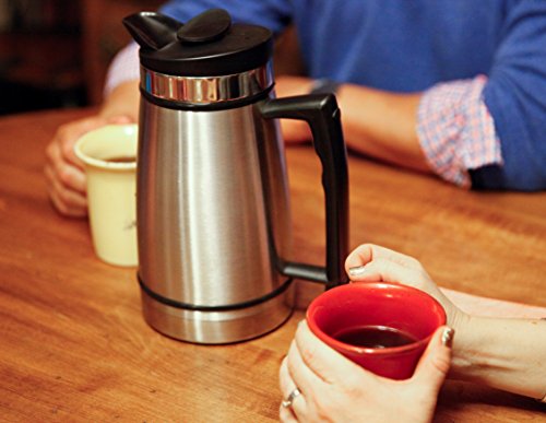 French Press Tabletop Coffee and Tea Maker Stainless Steel (48 oz, Mountain Lake) - Thumbnail 5