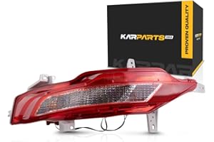 KARPARTS360 For Hyundai Tucson 2022 2023 2024 Back Up Tail Light Driver Side | Clear & Red Lens | Made of ABS Plastic | SE/SEL/Limited/Essential/Preffered/Hybrid Models | Replacement For HY2882107 | 92405-N9000