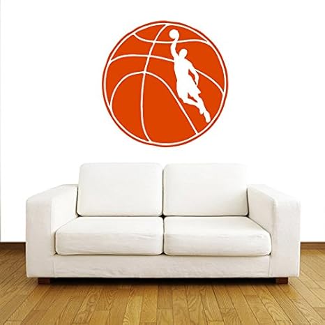 Amazon.com: pared calcomanías Deportes jugador de baloncesto ...