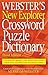 Webster's New Explorer Crossword Puzzle Dictionary