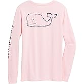 vineyard vines Men's Long-Sleeve Vintage Whale Pocket Tee
