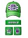 John Cena WWE Never Give Up Green Purple Baseball Hat Headband Wristband Set