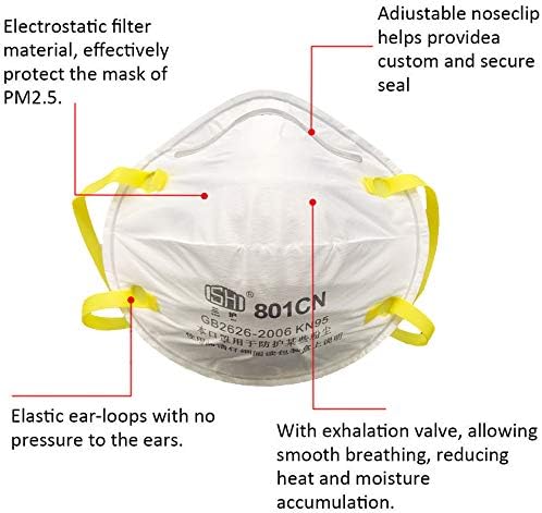 50 pcs Dust-Proof Anti-Fog FFP3 Mask KN95 Mask with Valve Dust Mask Anti Pm2.5 Cool Flow Valve (Fast Delivery in 3-7 Days)
