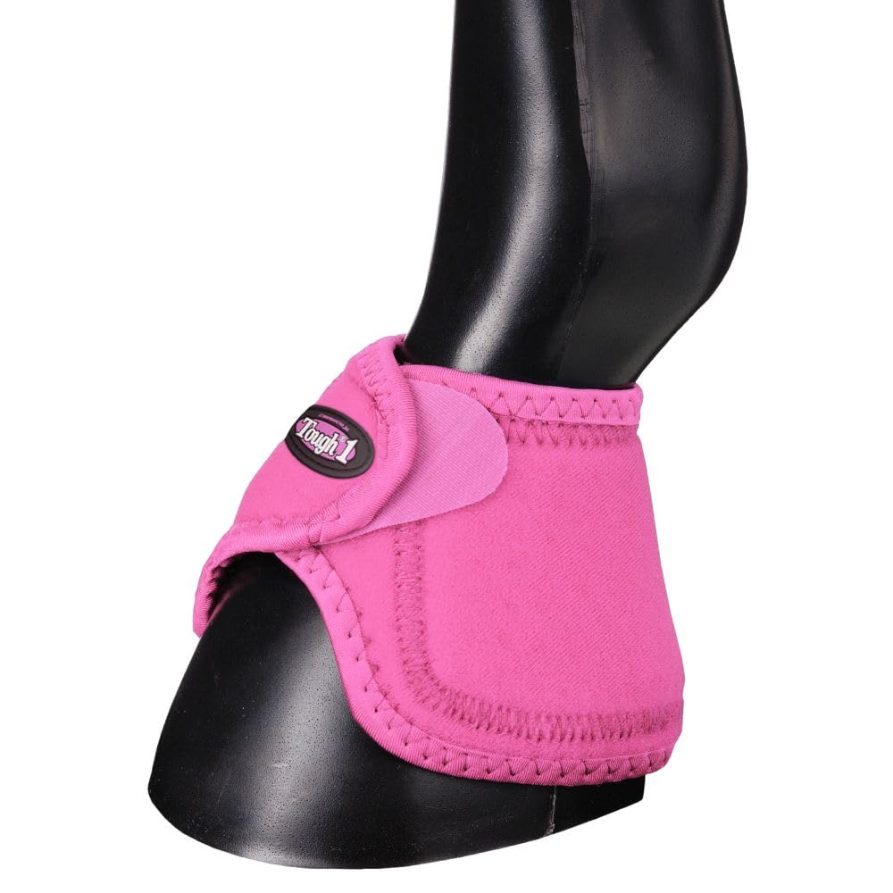 Tough 1 Performers 1St Choice No Turn Bell Boots, Pink, Medium