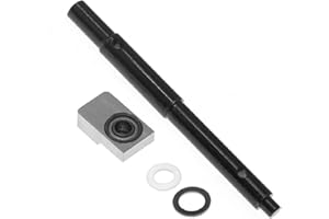 GENERIC Medium Carbon Steel Spur Gear & Cush Drive Shaft & Bearing Mount Bracket Support Compatible for TRAXXAS-1/5 X-MAXX 8S XRT