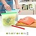 Reusable Food Preservation Bag, Silicone Airtight Seal Food Storage Container Leak-Proof Cooking Bag Versatile Kitchen Utensil Set Of 4 Pcs for Freeze, Steam, Heat, Microwave, Store