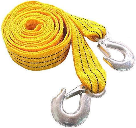 2 Inch X 10 Ft. Tow Strap Rope Hooks 6,000lb Towing Recovery, Heavy Duty
