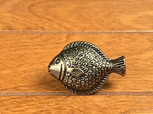 Sonoma Cabinet Hardware Nautical Fish Knob Antique Brass New Kitchen Custom Knobs Marine Beach House