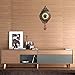 Giftgarden Vintage Wall Clock Non Ticking Silent Battery Operated Quartz Movement Pendulum Retro Style Wall Decor for Office Kitchen Living Room Indoor Decorative Clocks
