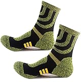 Sakya Men's High Performance Moisture Wicking Hiking & Trekking Socks 2 Pairs