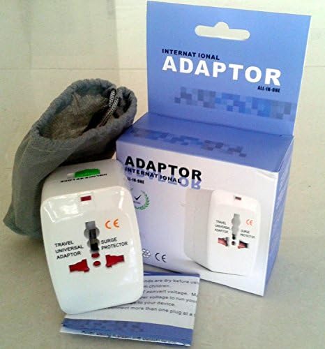 Eva international All in One World Travel Adapter for Au/Eu/UK/Us
