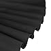 iLover Women 1950s V-Neck Vintage Rockabilly Swing Evening Party Dress,Black,Medium