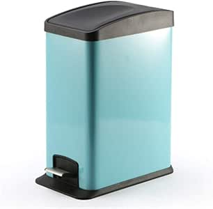 Générique Cubo de Basura de Cocina de Acero Inoxidable, 12 L, con un