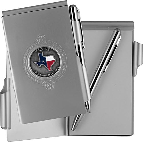 Texas Lone Star State Flag 1845 Memo Pad &amp; Pen Set with Emblem