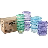 Glad Food Storage Containers - Glad MatchWare Variety Pack - 20 Containers - 40 Piece Set
