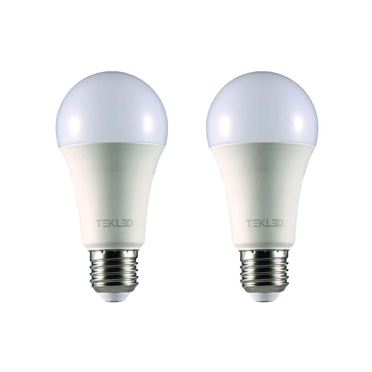 TEKLED® A60 DIMMABLE LED Bulbs | E27 Edison Screw | Energy Saving 12W Light Bulb 100W Incandescent Bulb Equivalent | 2700K 1020LM | 2-Pack | Warm White — image 1