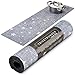 Anna Stay Table Runners - Trivet & Table Runner, Handles Heat Up to 300F, Anti Slip, Hand Washable, Great for Hot Dishes and Pots, Great as Dresser Decor & Table Decor, Gray Table Runner w Trail Stars