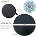 LESHIRY Mouse Pad, Cute Circular Mousepad with Design, Beautiful Parttern Mouse Pads with Stitched Edge, 7.9X7.9 Inch Small Mouse Mat for Laptop and Computer (Mandala 14)