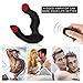 Prostate Massager Vibrating Anal Plug with 2 Intense Motors 11 Speeds Vibration, Wireless Remote Control Rechargeable Waterproof Silicone Anal Sex Toys for Men Women and Couples