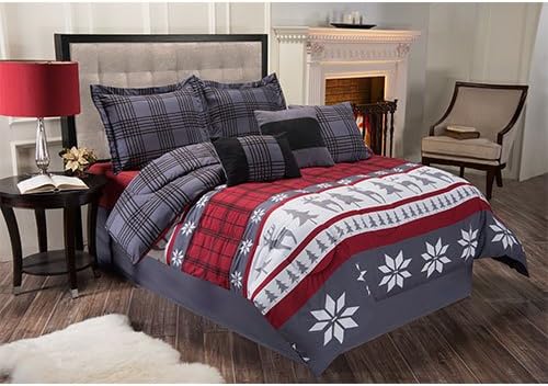 Nortic 7 Pc Comforter Set in King Size