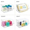 mDesign-Storage-Trays--Kitchen-Tray-Set-for-Storing-Produce-Cans-Pasta-and-More--Freezer-Pantry-and-Fridge-Boxes--Set-of-4--Clear mDesign Storage Trays – Kitchen Tray Set for Storing Produce, Cans, Pasta and More – Freezer, Pantry and Fridge Boxes…