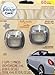 Febreze Car Air Freshener, Fluffy Vanilla, 2 ct