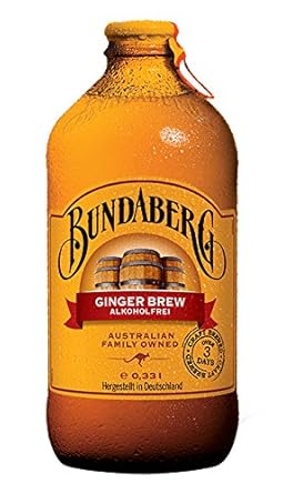 10 Flaschen Bundaberg Ginger Brew a 330ml inc. 0,80 Mehrweg Pfand