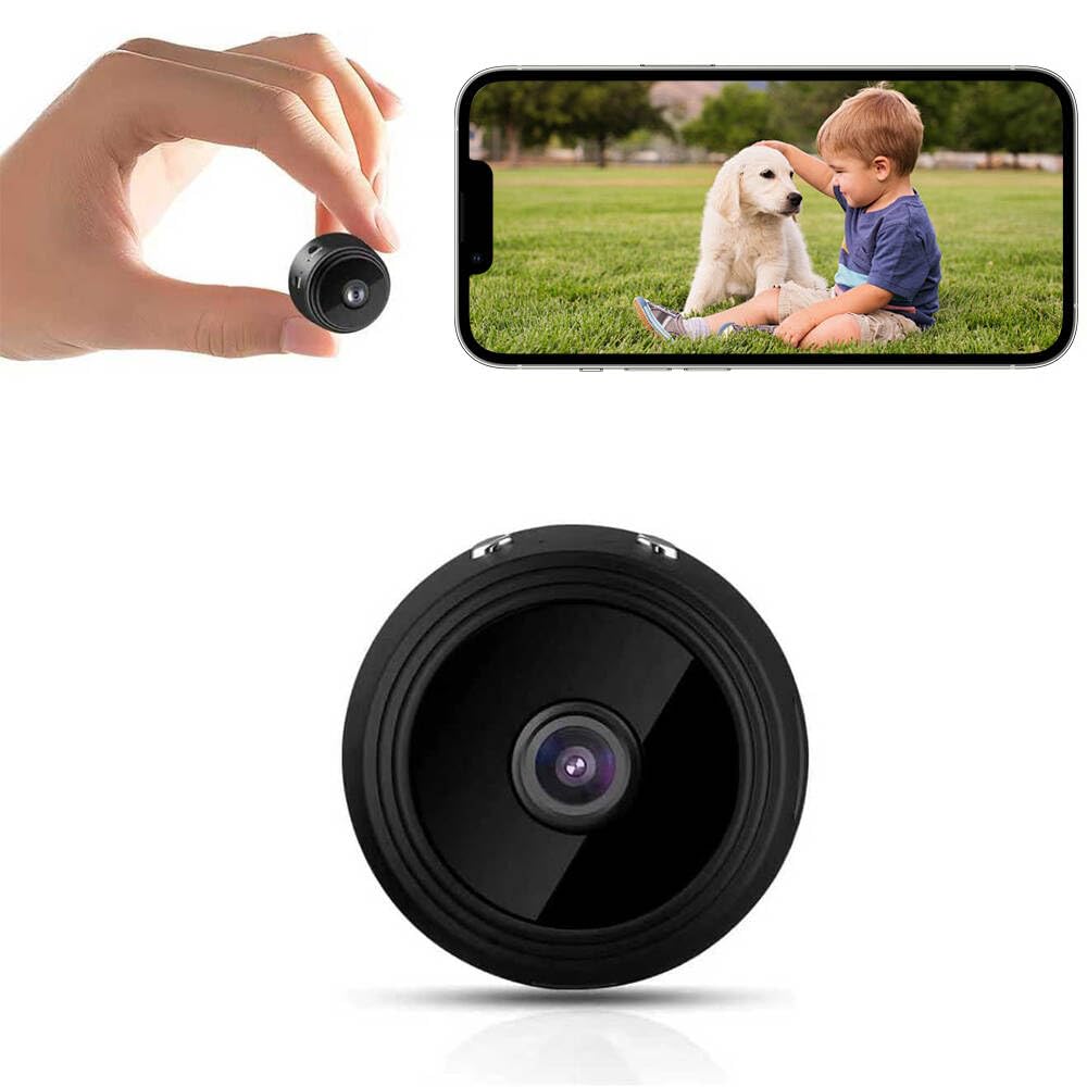 Photo 1 of Hidden Cameras - Spy Cam - WiFi 1080P HD Camera with Motion Detection and Night Vision, Phone App Alerts for Indoor/Outdoor Wireless Surveillance, Baby,Car & Pet Monitoring Black (Exclude SD Card)