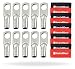 InstallGear 8 Gauge AWG Tinned Pure Copper Lugs Ring Terminals Connectors with Heat Shrink - 10-Pack primary