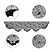 N&T NIETING 80 X 20inch Black Lace Cobweb Fireplace Scarf Mysterious + Stretch Spiderweb for Halloween Party Fireplace Door Window Decoration