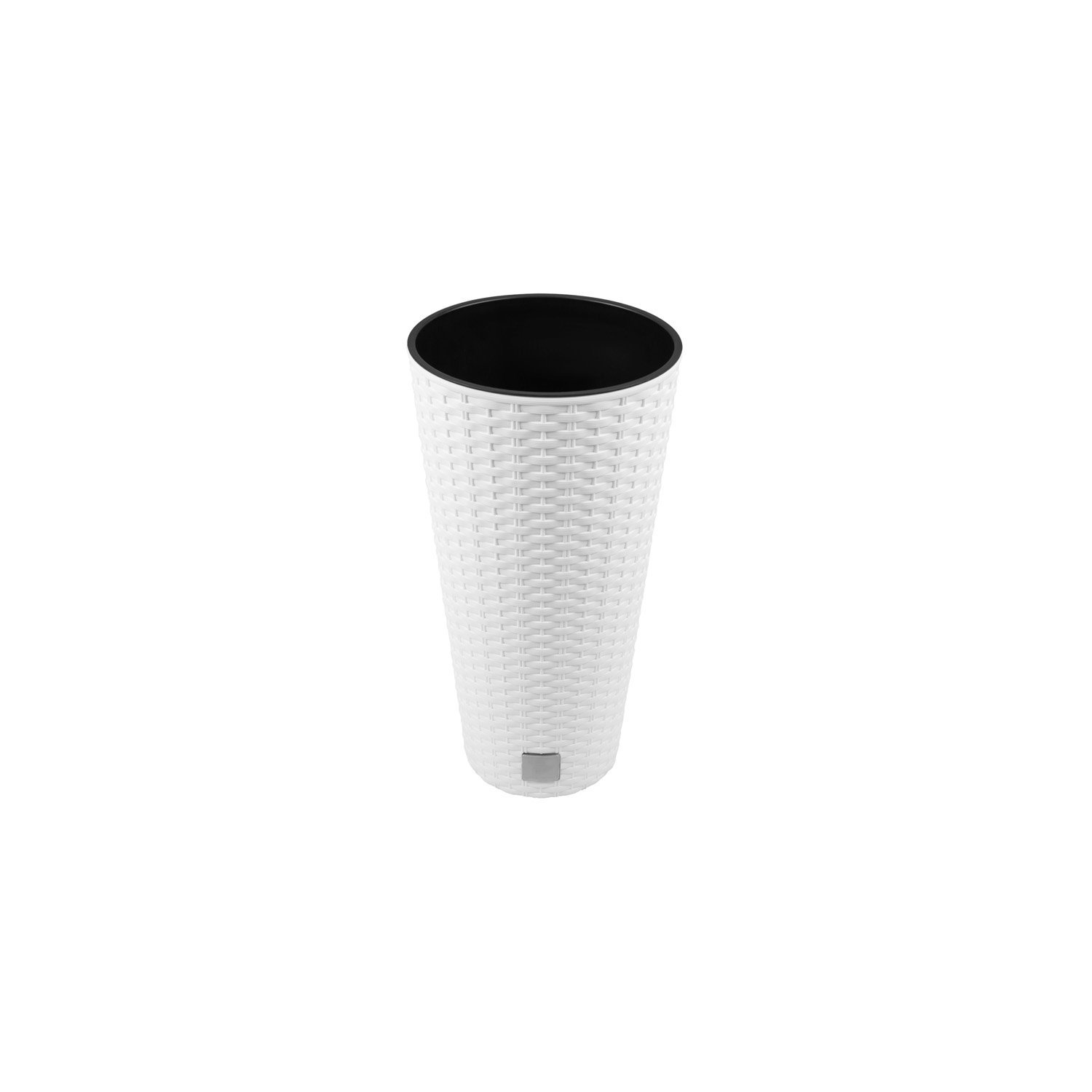 Prosper Plast DRTUS200-S449 17 x 4.2 x 17 cm "Rato" Tubus Flowerpot - White
