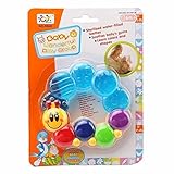 Baby Teether Rings  Activity Sensory Rattle Toy  Soft Water Filled Caterpillar Links