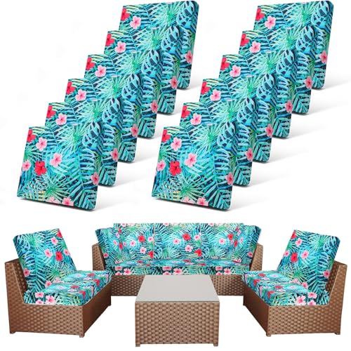 Newwiee Patio Cushion Covers Outdoor Stretch Sofa