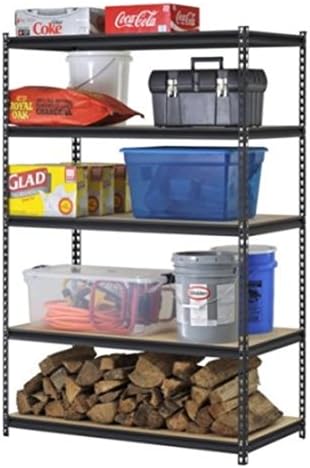 Industrial Strength Steel Construction Ultra Durable Black Rack