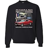 Wild Bobby Ford Mustang Classics Untamed American Spirit Cars and Trucks Unisex Crewneck Graphic Sweatshirt