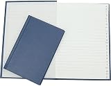 Q-Connect Indexed 96 Page Manuscript Book A6 with Alphabetical Index view 2