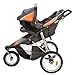 Eddie Bauer TrailGuide Jogger Travel System with SureFit Infant Car Seat, Blazing Orange
