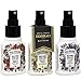 Poo Pourri Original Citrus, Lavender Vanilla, and Tropical Hibiscus 1.4 Ounce Set, Bottle Tag Included