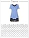 Timeson Women's Short Sleeve Pleated Chiffon Hem Loose T-Shirt Tunic Dress (Large, Wine)