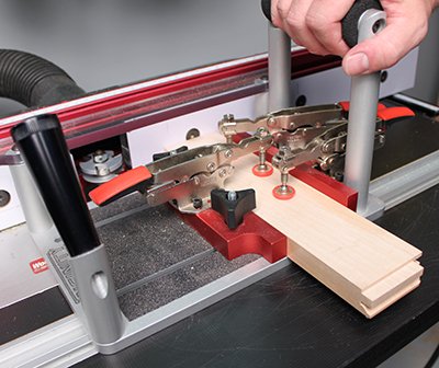 Professional Coping & Crosscut Sled w/Auto-Adjust Toggle Clamps