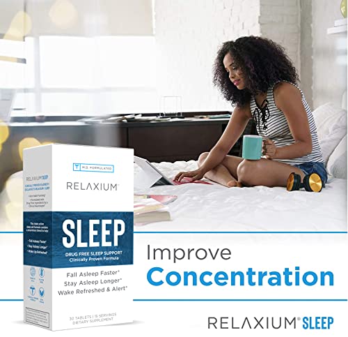 Relaxium Natural Sleep Aid | Non-Habit Forming | Sleep Supplement for ...