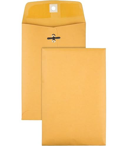 Amazon.com : Staples 6.5 x 9.5 Kraft Clasp Envelopes, Brown